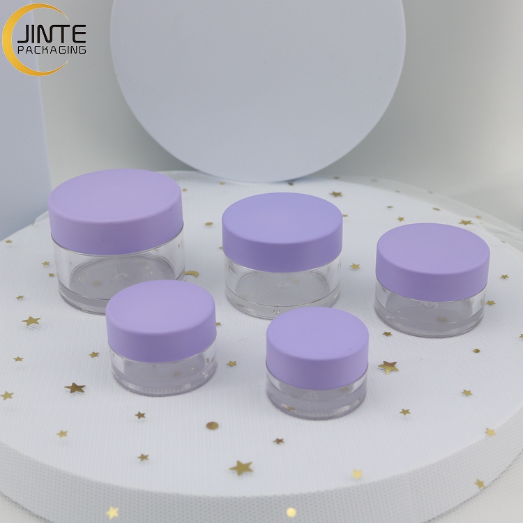 2021 New Colour Plastic Container Packaging 1oz 2oz Cosmetic Cream Jar For Lip Blam Body Scrub Butter