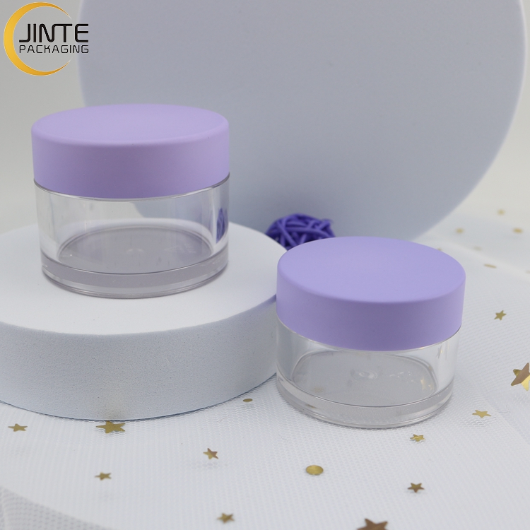 2021 New Colour Plastic Container Packaging 1oz 2oz Cosmetic Cream Jar For Lip Blam Body Scrub Butter