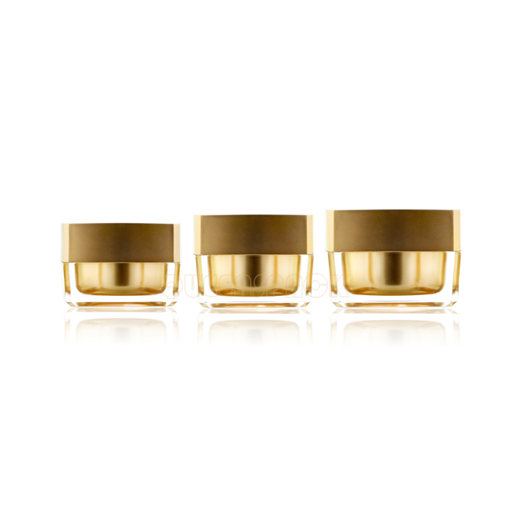 2021 New Design SkinCare Acrylic 50ml Cream Jars Custom Cosmetic Packaging Face Cream Jar Price