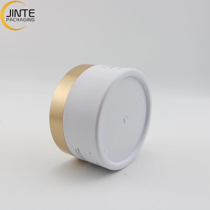 2021 New Luxury Color Cosmetic Packaging Facial Mask Containers 3OZ 5OZ 6OZ 8OZ with Metal Golden Lid