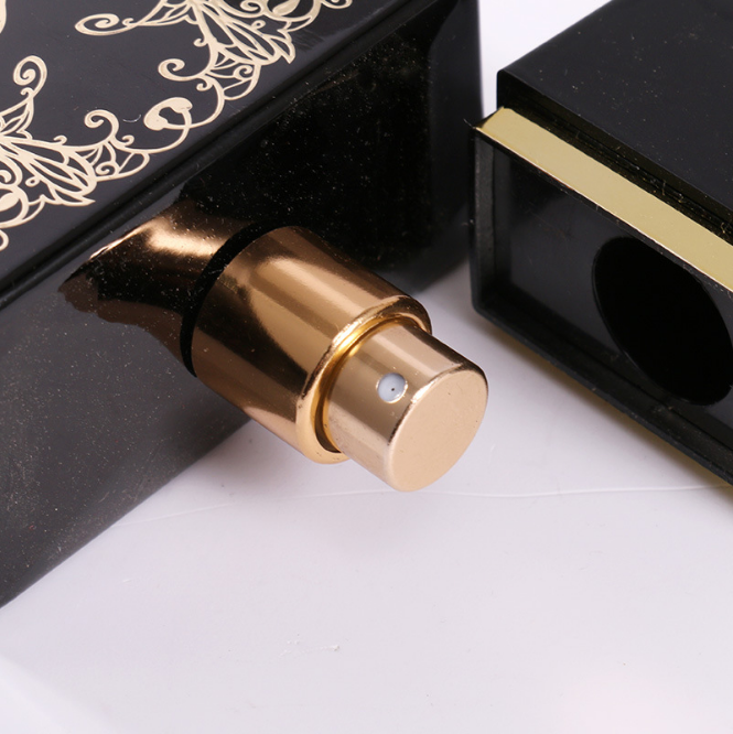2021 New Luxury Exquisite Plating Hot Sale colorful Empty 100ml square perfume Glass Bottle,pump spary bottle for liquid perfume