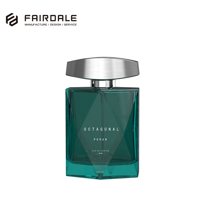 2021 New Mode Empty Glass Cap Perfume Bottle Refillable 100 Ml Perfume Bottles