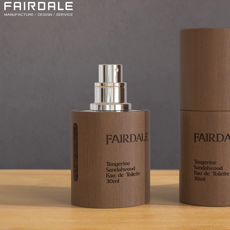 2021 New Mode Wood 30ml Luxury Empty Glass Perfum Bottl Perfume Glass Bottle Perfum Bottles