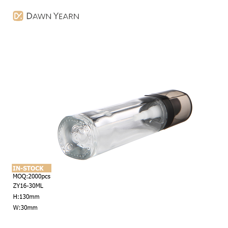 2021 New arrival long slim makeup pump bottle serum foundation packaging 30ml