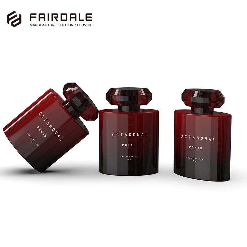 2021 Promotional 80ml Glass Perfume Bottle Luxury Empty Perfume Bottle