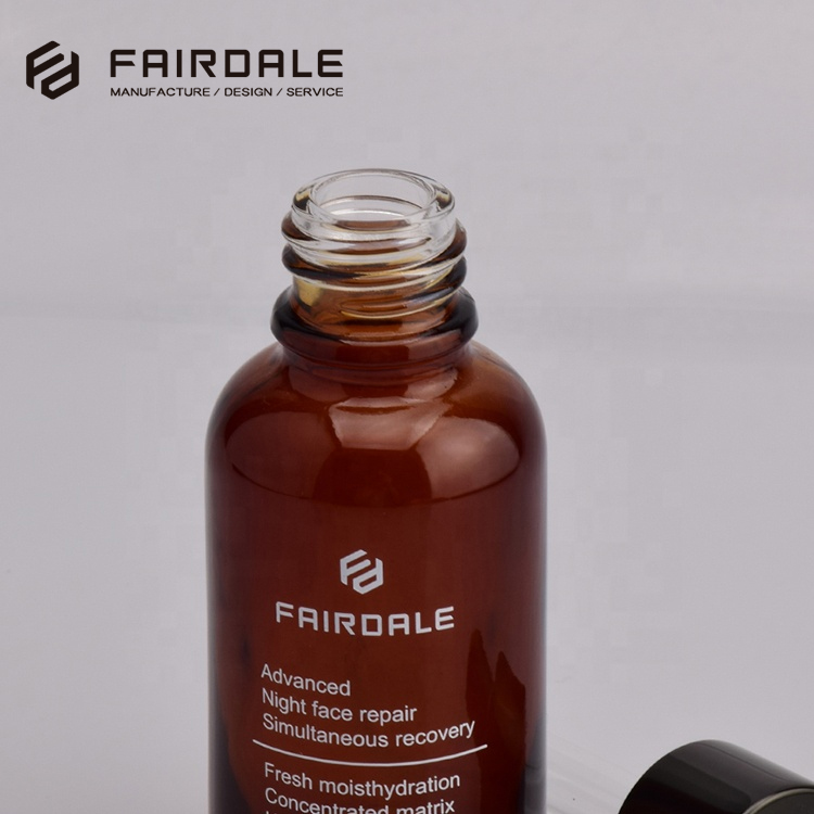 2021 Screen Printing Essential Oil 10ml Amber Glass Bottle