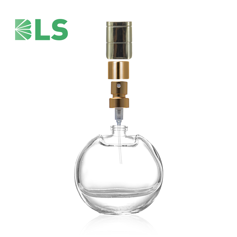 2021 Wholesale Hot Sale Round Glass Customized Perfume Bottles
