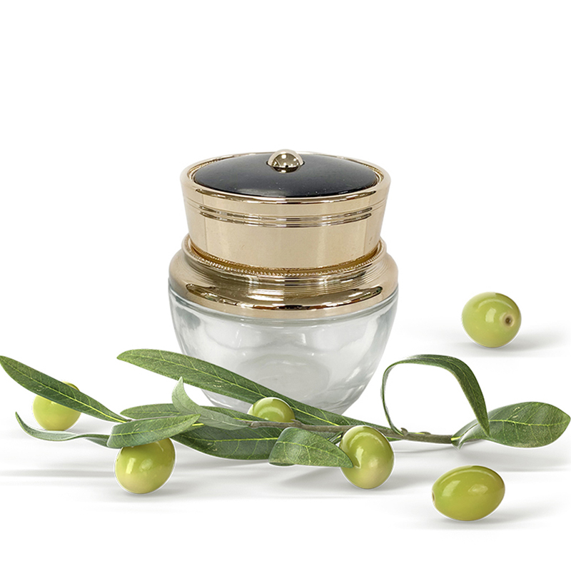 2021 best-selling Capacity can be customized glass white cosmetics bottle