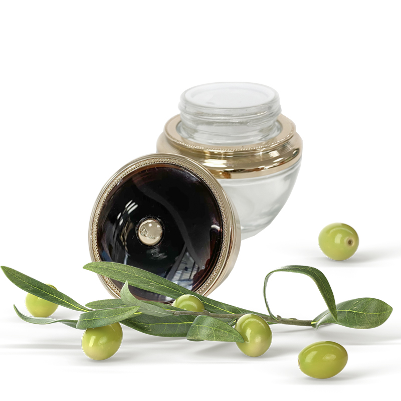 2021 best-selling Capacity can be customized glass white cosmetics bottle