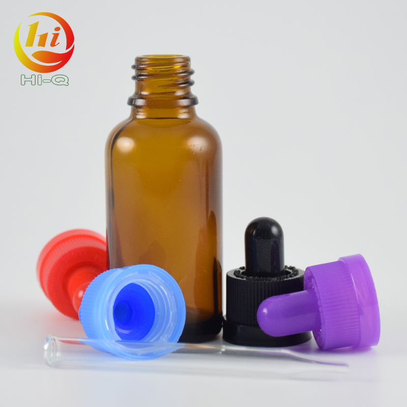 2021 essential oil empty bottle amber glass 30 ml 30ml e liquid dropper bottle for serum with pipette