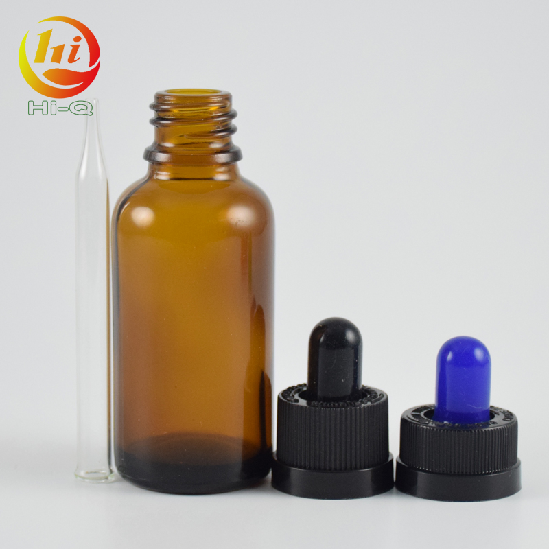 2021 essential oil empty bottle amber glass 30 ml 30ml e liquid dropper bottle for serum with pipette