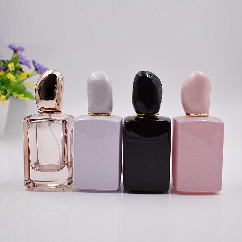 2021  hot sale 30ml 50ml black empty wholesale perfume bottles