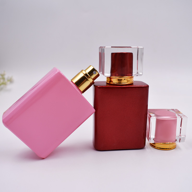 2021 hot sale 30ml 50ml black empty wholesale perfume bottles
