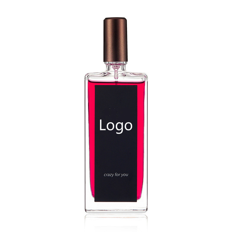 2021 hot sale Private label shape classic square perfume bottle 50ml with long neck