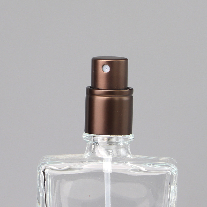 2021 hot sale Private label shape classic square perfume bottle 50ml with long neck