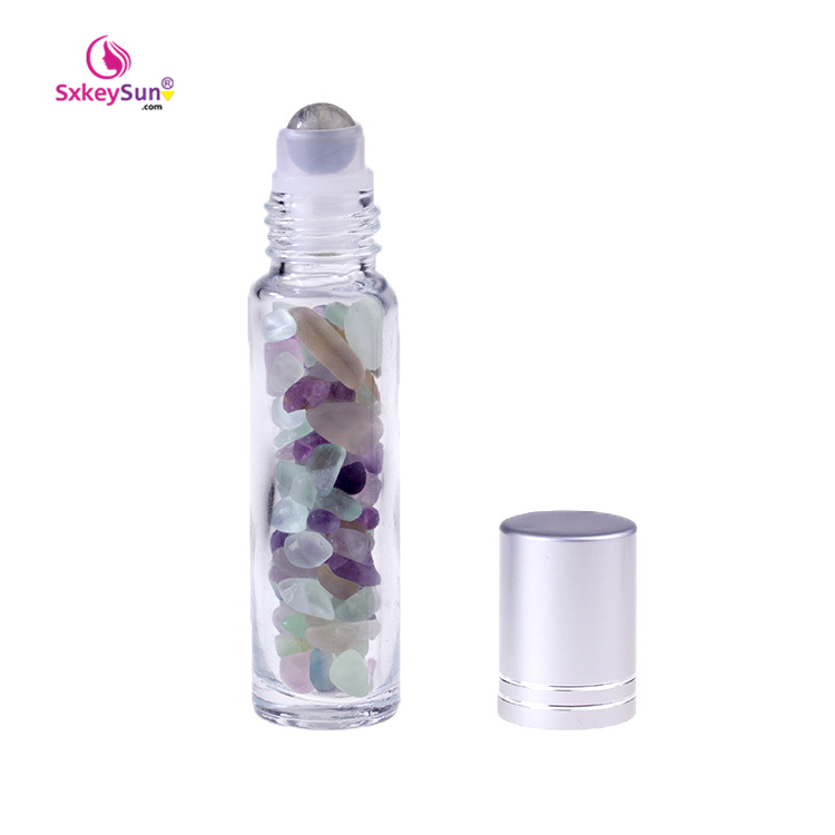 2021 hot selling roller ball bottles 10ml foam roller water bottle wholesale glitter epoxy essential oil roller bottles refilla