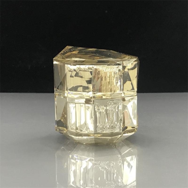 2021 luxury high quality airless pump bottle acrylic mini skin care cream use mac makeup jar
