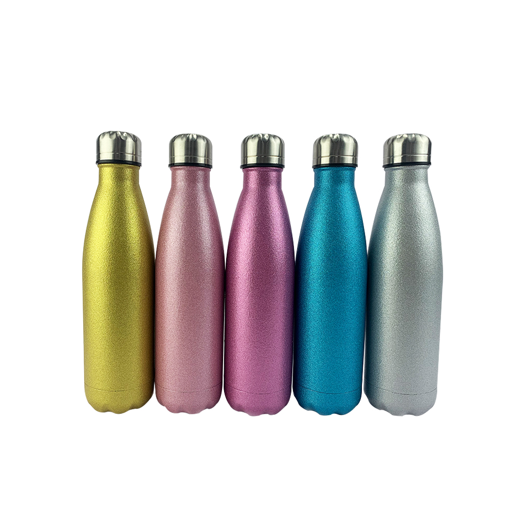 2021 new arrival sublimation water bottles opener stainless steel insulated glass water bottle skinny glass water bottle
