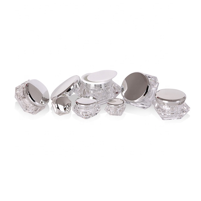 2021 new cheap price clear cosmetic 5g mini acrylic stash jar