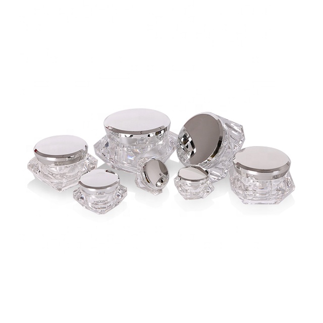 2021 new cheap price clear cosmetic 5g mini acrylic stash jar