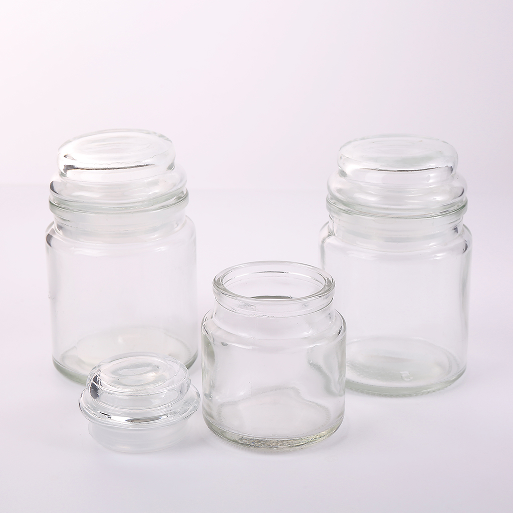 2021 new design 100ml 200ml glass containers for candles