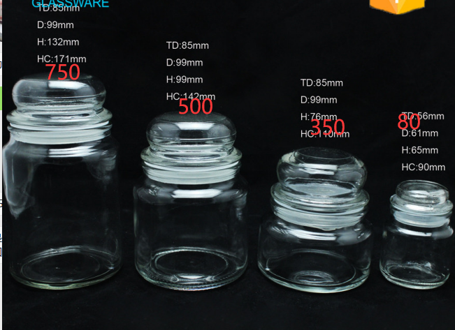 2021 new design 100ml 200ml glass containers for candles