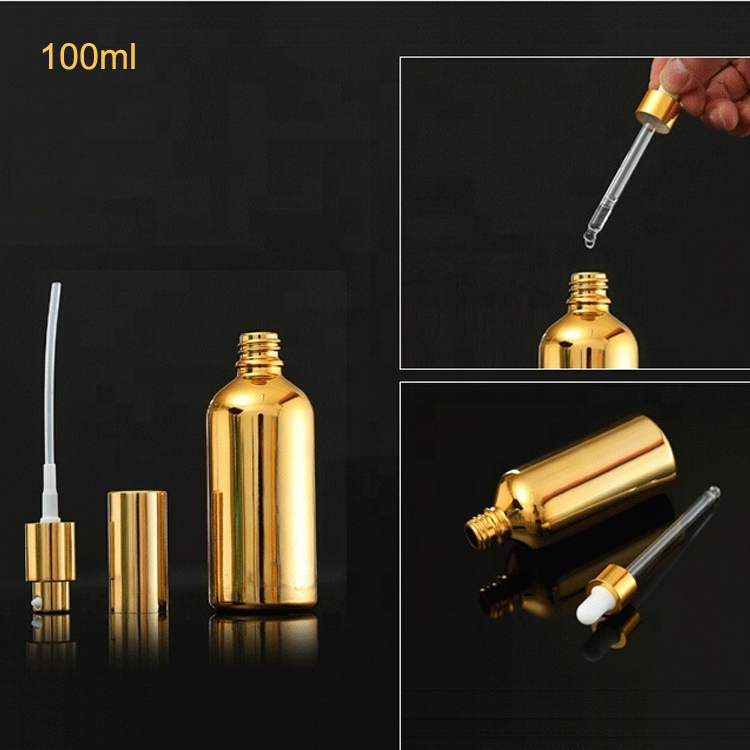 2021 new design hair oil glass bottles 100 ml