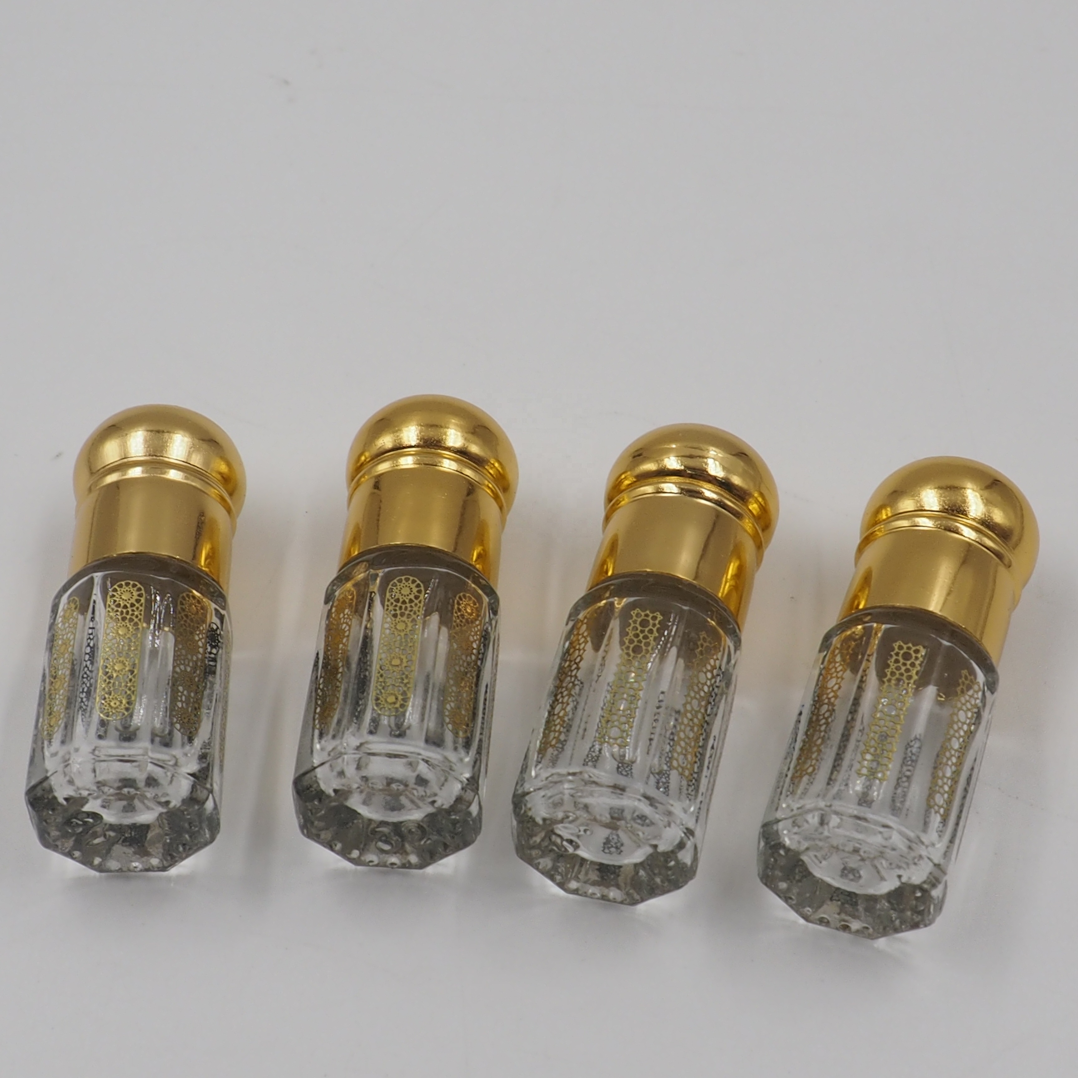 2021 new designed 3ml fancy tola attar bottles perfume oil bottles for oud in middle east