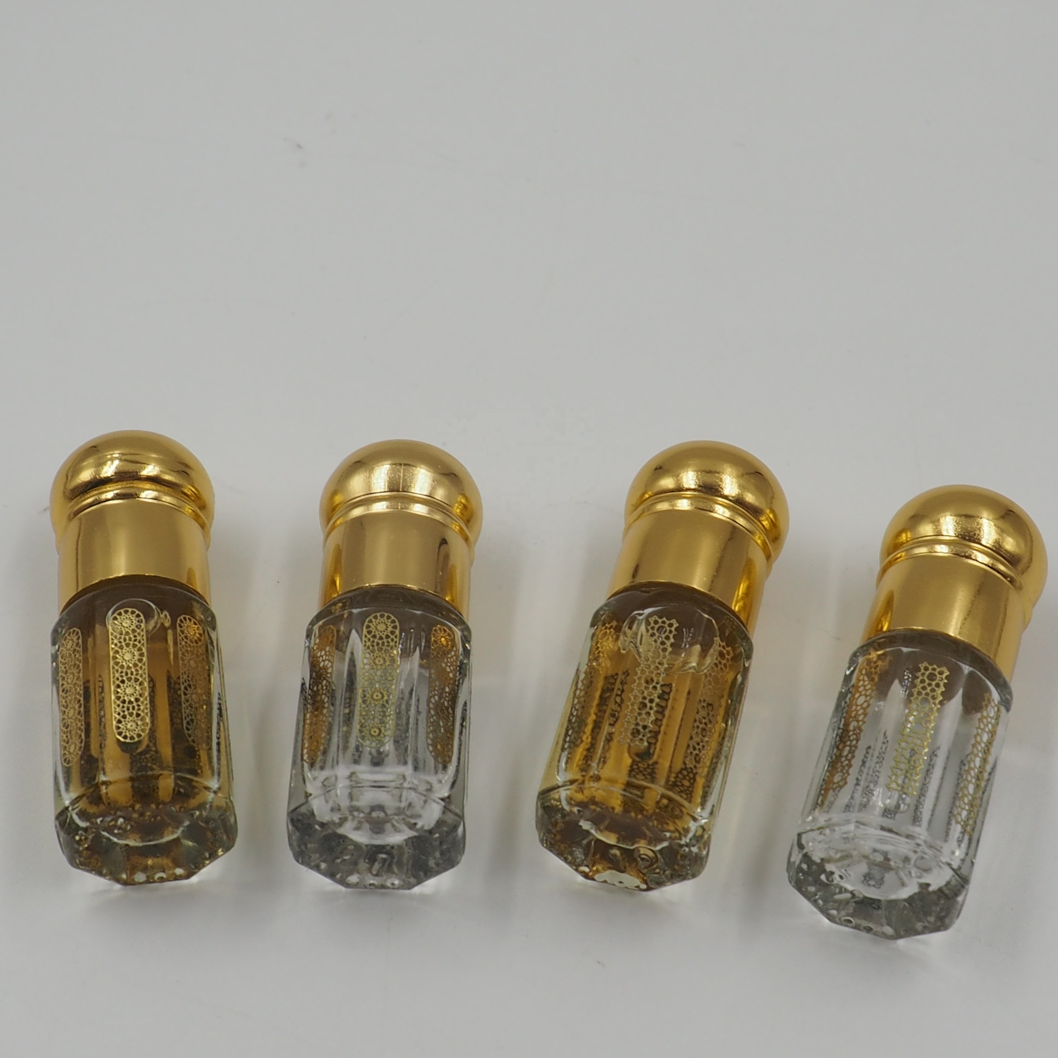 2021 new designed 3ml fancy tola attar bottles perfume oil bottles for oud in middle east