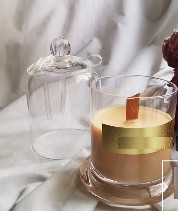 2021 new frost glass 200ml candle jar