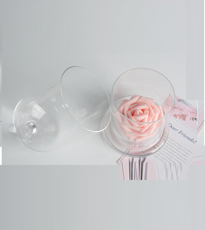2021 new frost glass 200ml candle jar