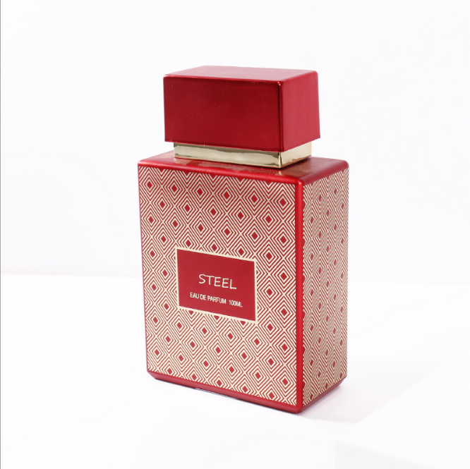 2021 new sample colorful Exquisite luxury square perfume pump spary 100ml glass bottle for perfume liquid Middle Eastern style
