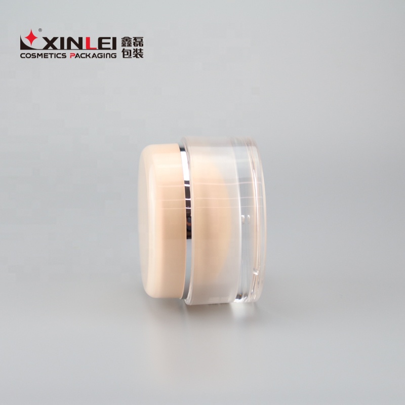 2021 newest design 50ml diamond cap acrylic face cream mason jar