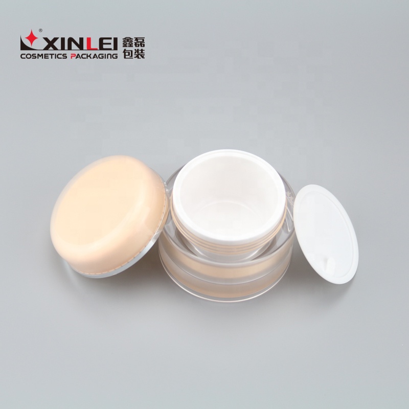 2021 newest design 50ml diamond cap acrylic face cream mason jar