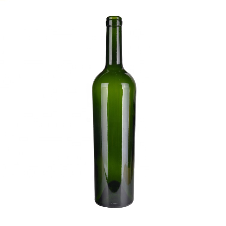 2021 wholesale custom verious color 750ml glass wine bottle