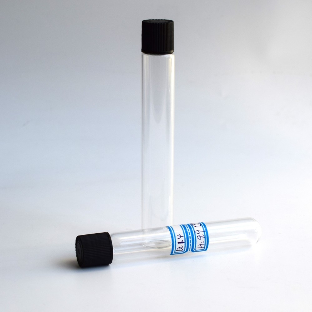 2021Custom logo clear glass test tube with childproof lid  vape pen glass doob tubes for packaging pre roll