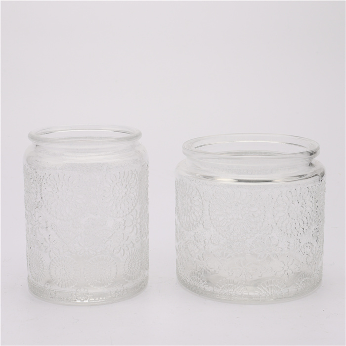 2021Hot 500ml Sale Customized Kitchen Round Shape Glass Storage Bottles & Jars