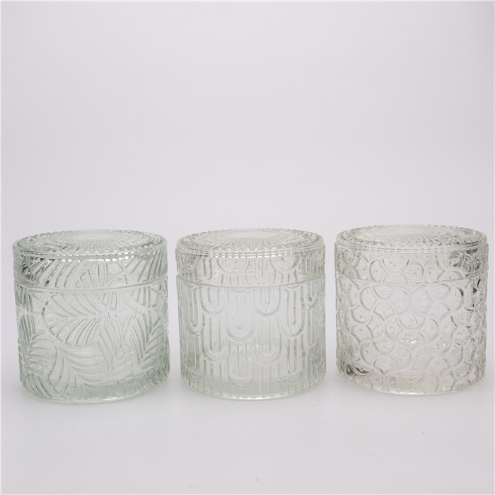 2021Hot 500ml Sale Customized Kitchen Round Shape Glass Storage Bottles & Jars