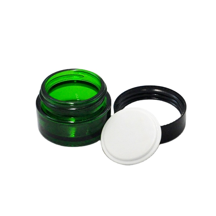 20G 30G 50G green glass jar cosmetic jar glass jars