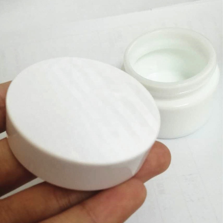 20G 30G 50G new opal balm raw white material lotion round bottle skin face cream glass jar emulsion gold ABS lid cosmetic