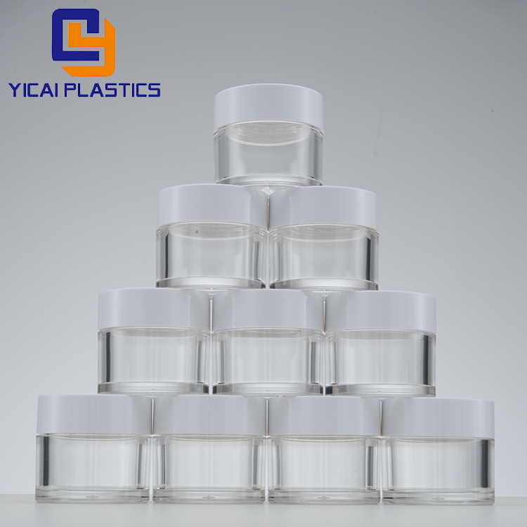 20G/30G/50G pink Acrylic Material Cosmetic Cream Jar with Lid