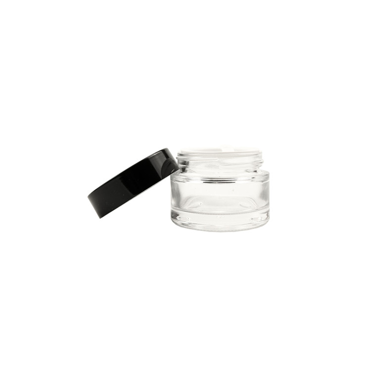 20G 30g brown glass cream jar with black lid,amber 20g 30ml glass cream jars, Cosmetic Packaging glass 2oz 30 g Cosmetic Jar