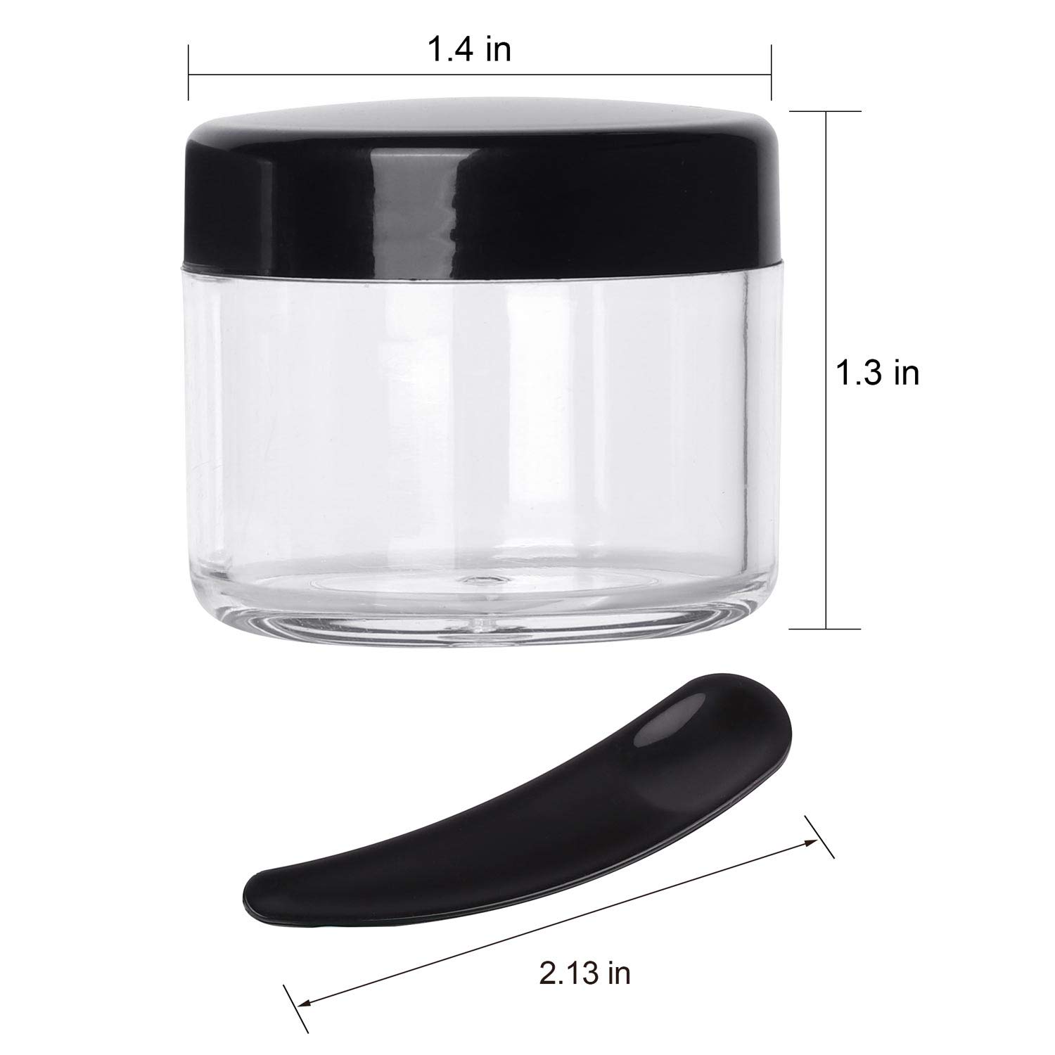 20G Cosmetics Plastic Containers Cream Jars with Lids Bottles Plastic Manufacturing
