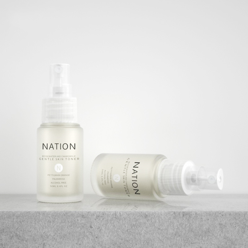 20ML 30ml 50ML Transparent Clear Frosted glass bottles mist face hydrating spray bottle