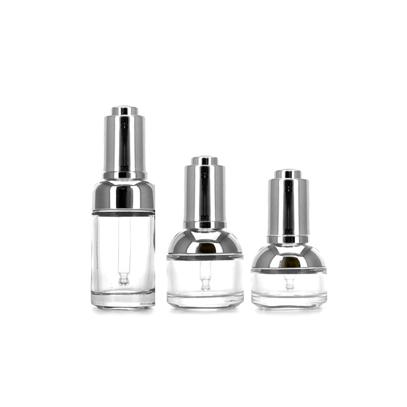 20Ml 30Ml 50Ml Aluminum Shoulder Glass Pharmaceuticlas Serum Cosmetic Dropper Bottle