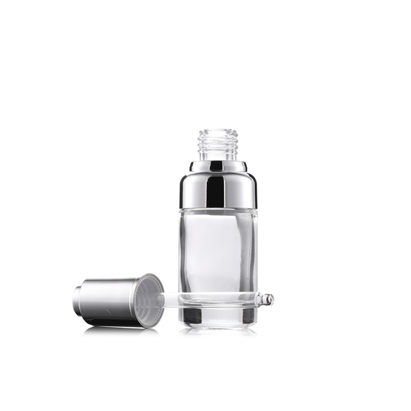 20Ml 30Ml 50Ml Aluminum Shoulder Glass Pharmaceuticlas Serum Cosmetic Dropper Bottle