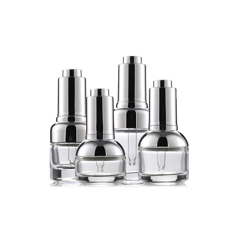 20Ml 30Ml 50Ml Aluminum Shoulder Glass Pharmaceuticlas Serum Cosmetic Dropper Bottle