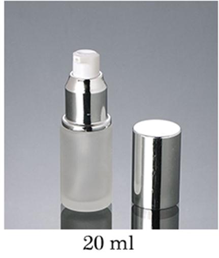 20Ml 30Ml 50Ml Glass Bottles Silver Frosted Spray Cosmetic Glass Bottle for cosmetic packaging