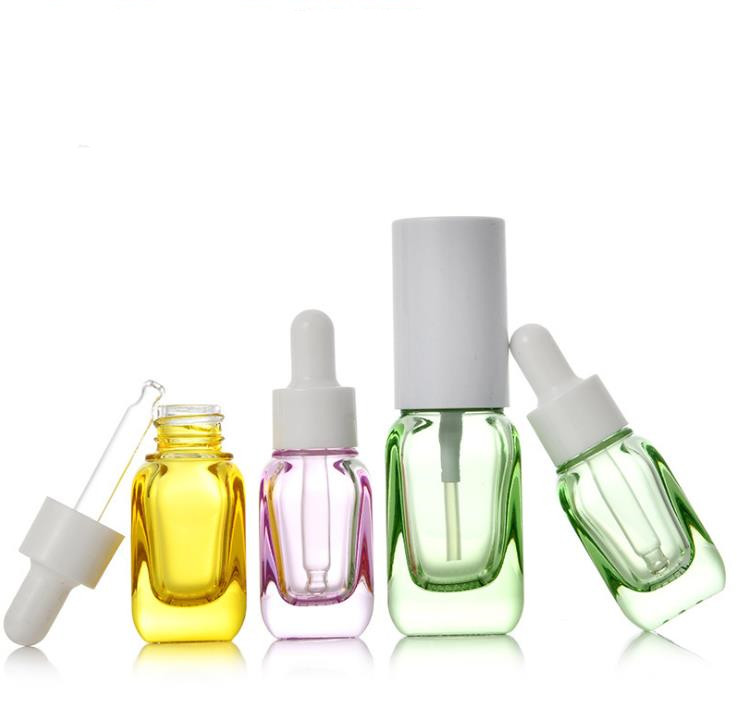20cc fine mist spray glass bottle square shape perfume glass spray bottle