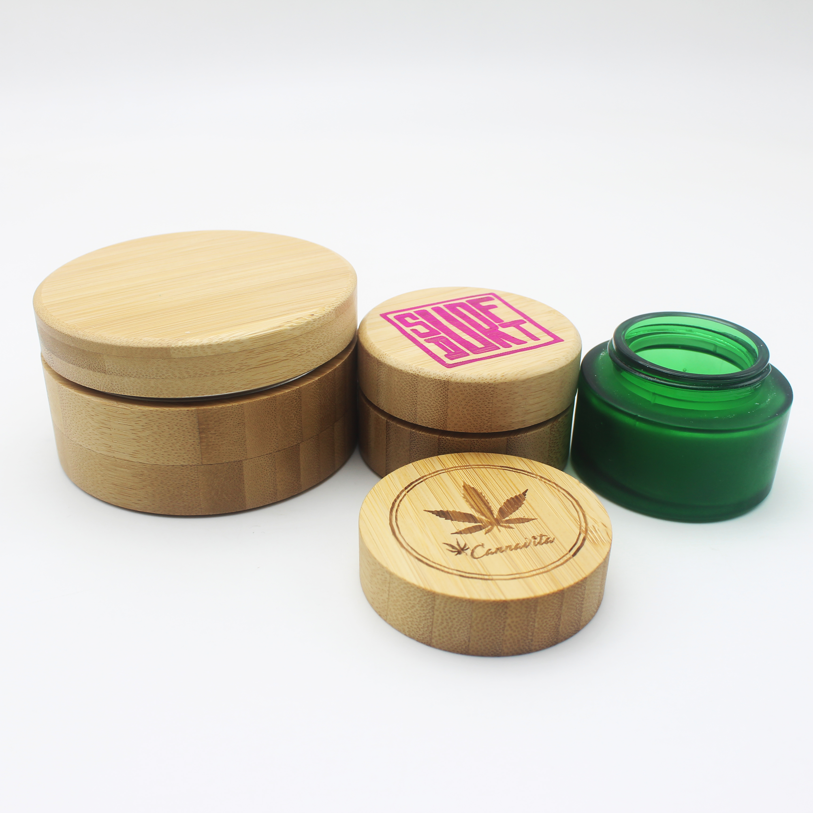 20g 30g 50g 100g 120g 150g 200g 300g 400g big size aluminum inner cosmetic bamboo cream ja BP-367K